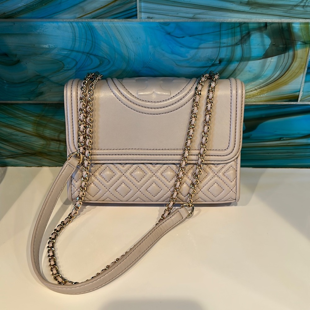 Tory Burch Nude Fleming Bag